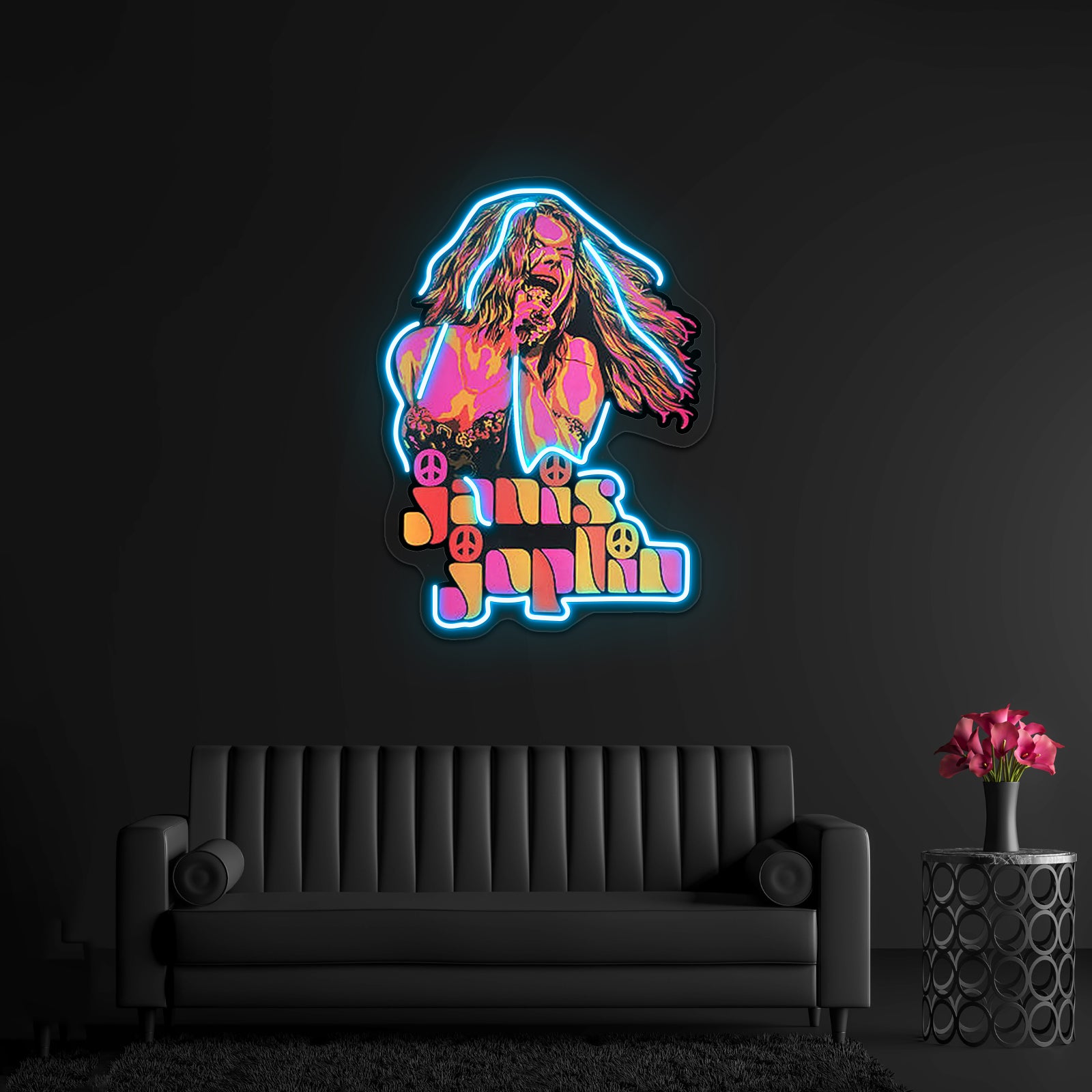 Janis Pop Artwork Room Lights Neon | Shineneon