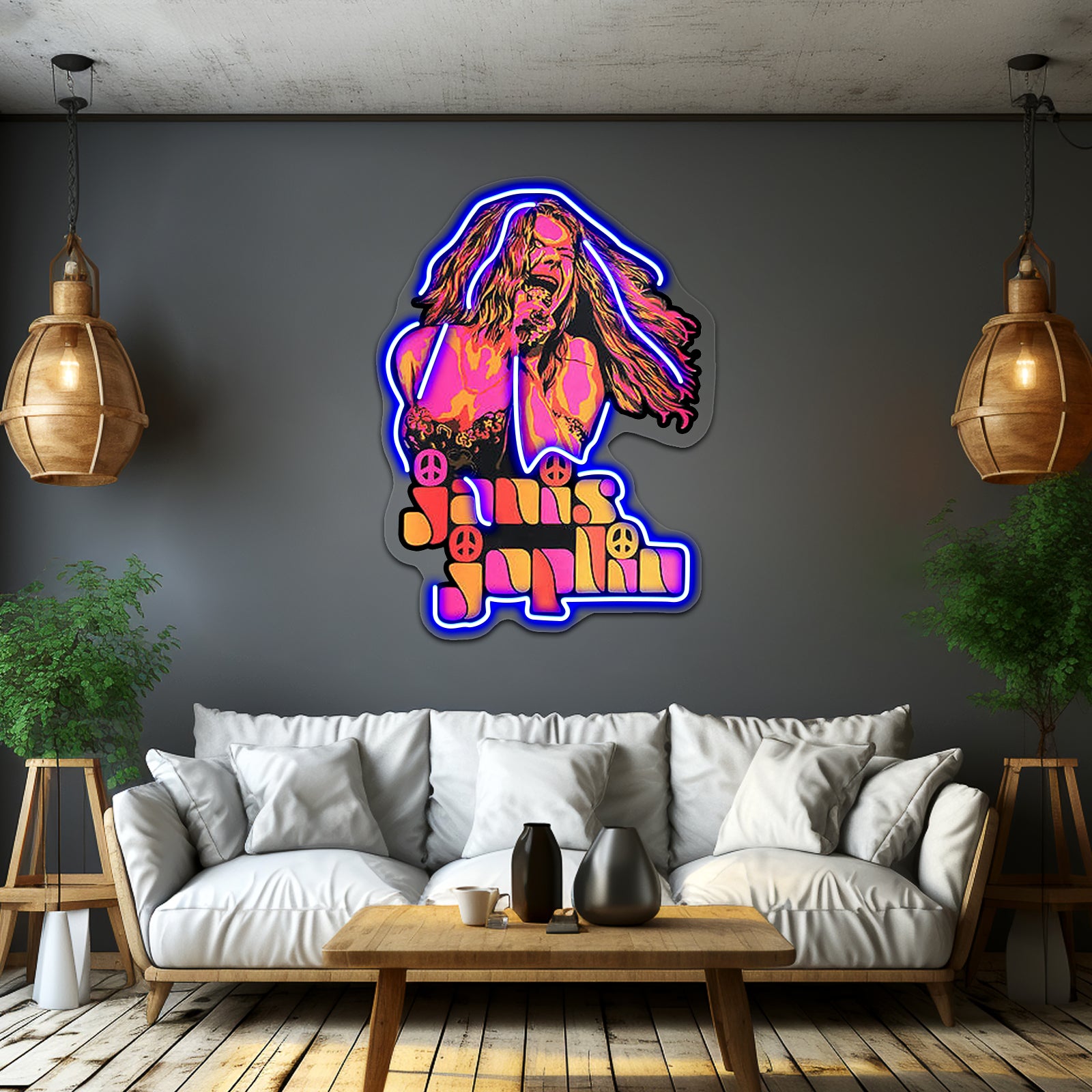 Janis Pop Artwork Room Lights Neon | Shineneon