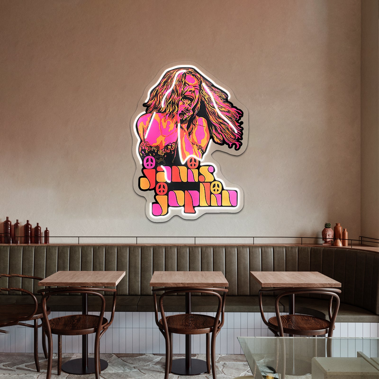 Janis Pop Artwork Room Lights Neon | Shineneon