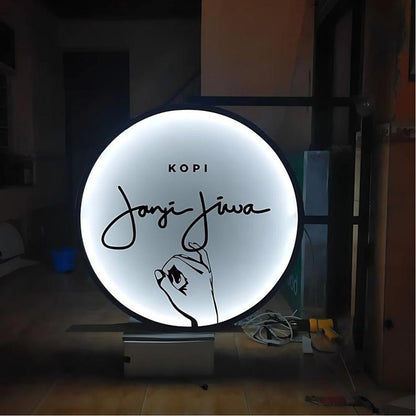 Janji Jiwa Acrylic Business Logo Sign - Shineneon