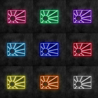 Japan Rising Sun Led Neon Sign | Shineneon