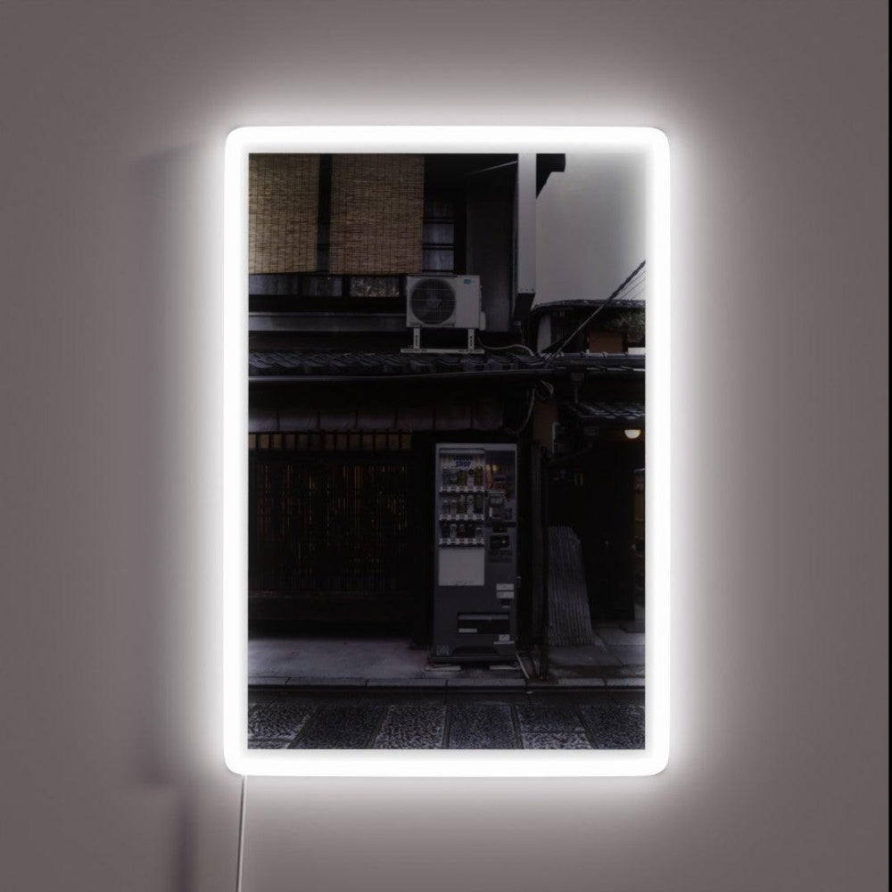 Japanese Beer Vending Machine Rgb Led Neon Sign - Custom LED neon sign front view