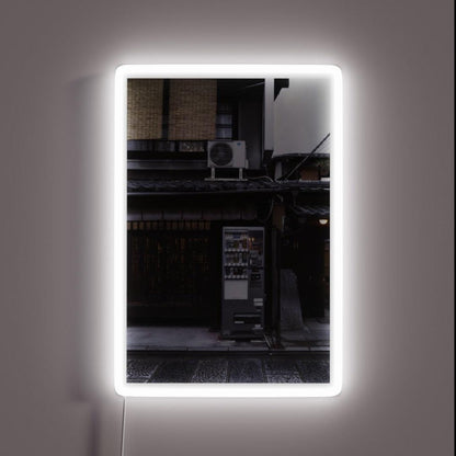 Japanese Beer Vending Machine Rgb Led Neon Sign - Custom LED neon sign front view