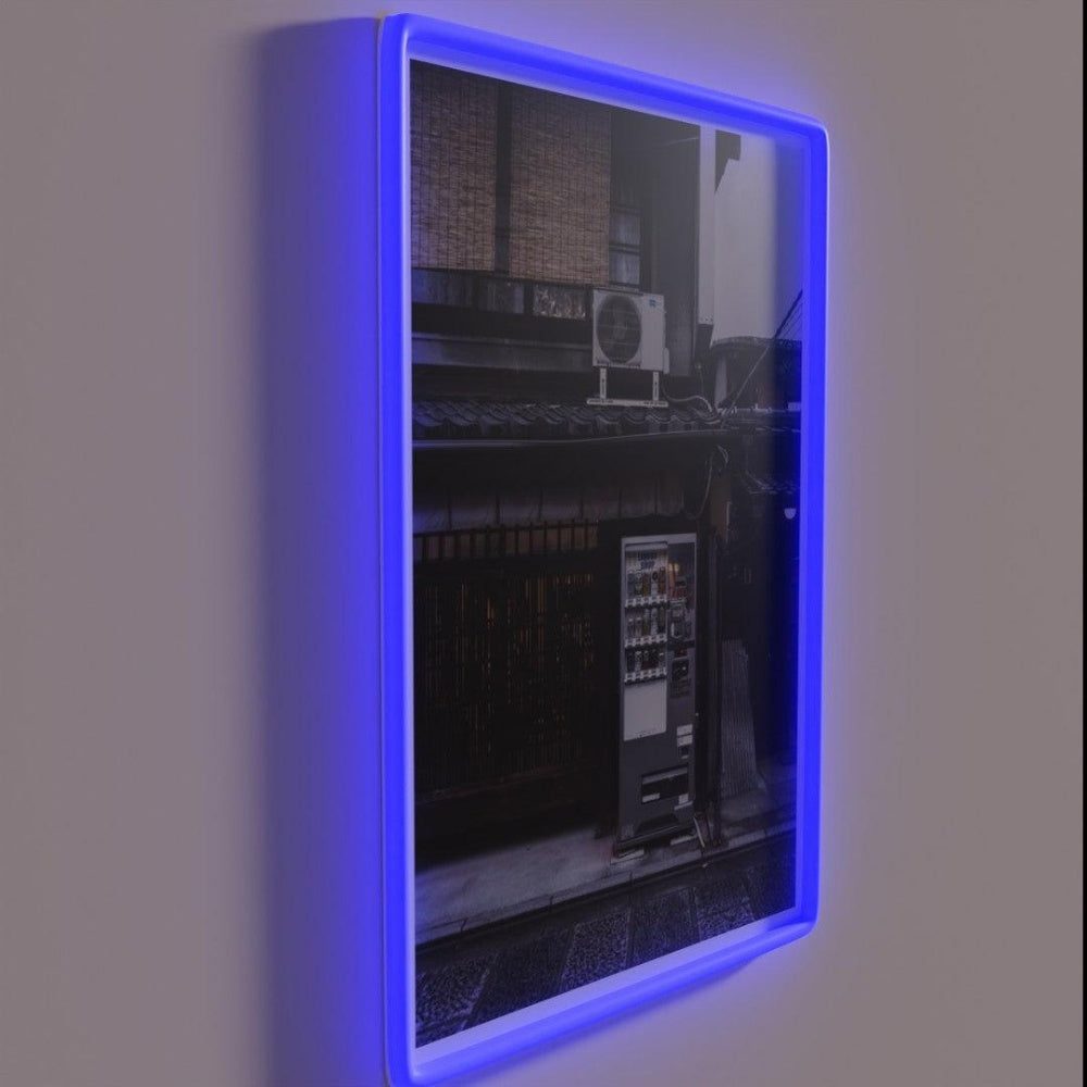 Japanese Beer Vending Machine Rgb Led Neon Sign - LED neon sign close-up detail