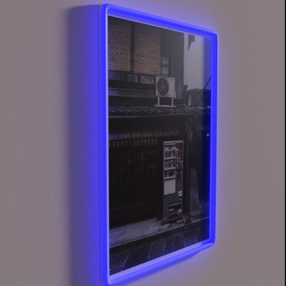 Japanese Beer Vending Machine Rgb Led Neon Sign - LED neon sign close-up detail