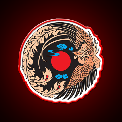 Japanese Crane Bird Symbol Asian Cultural Led Neon Sign Rgb Color - LED neon sign view 10