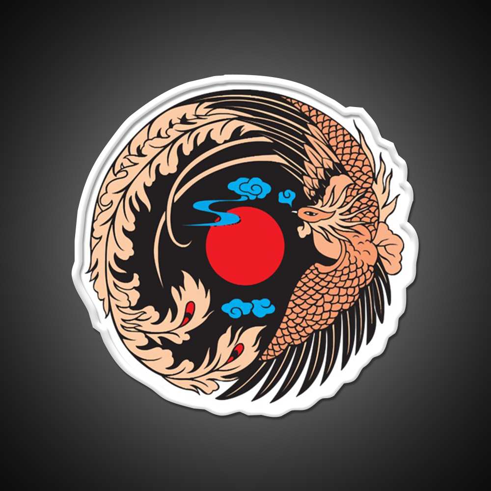 Japanese Crane Bird Symbol Asian Cultural Led Neon Sign Rgb Color - LED neon sign view 11