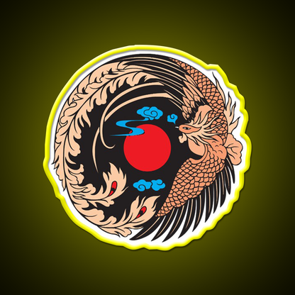 Japanese Crane Bird Symbol Asian Cultural Led Neon Sign Rgb Color - LED neon sign view 7