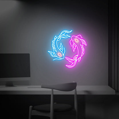 Japanese Fish Neon Art Koi Lover Gift Wall Decor Led Neon Signs | Shineneon