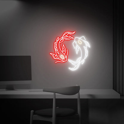 Japanese Fish Neon Art Koi Lover Gift Wall Decor Led Neon Signs | Shineneon