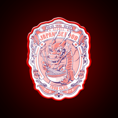 Japanese Food Club Led Neon Sign Chinese Food Rgb Color - Shineneon