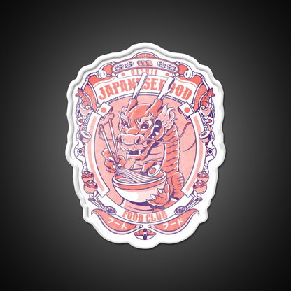 Japanese Food Club Led Neon Sign Chinese Food Rgb Color