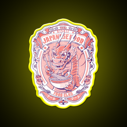 Japanese Food Club Led Neon Sign Chinese Food Rgb Color