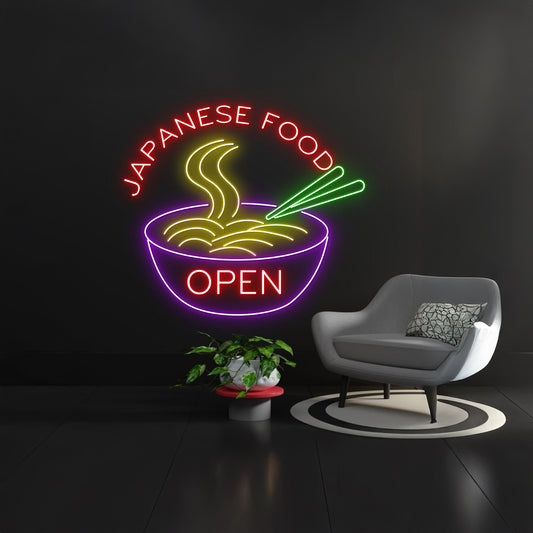 Japanese Food Led Sign