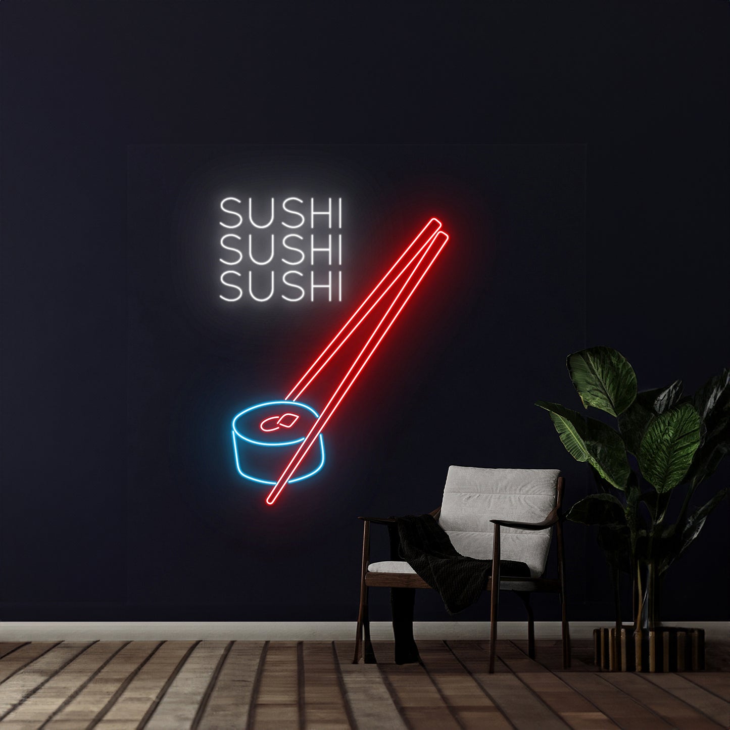 Japanese Food Led Sign Sushi Neon Light