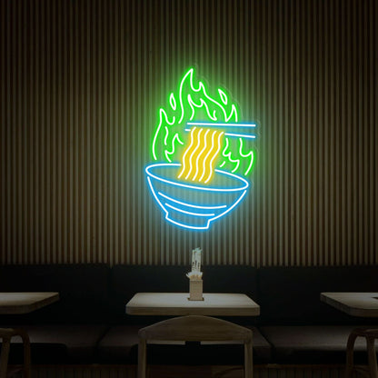 Japanese Noodles Decor Led Neon Sign For Home Office Bars | Shineneon