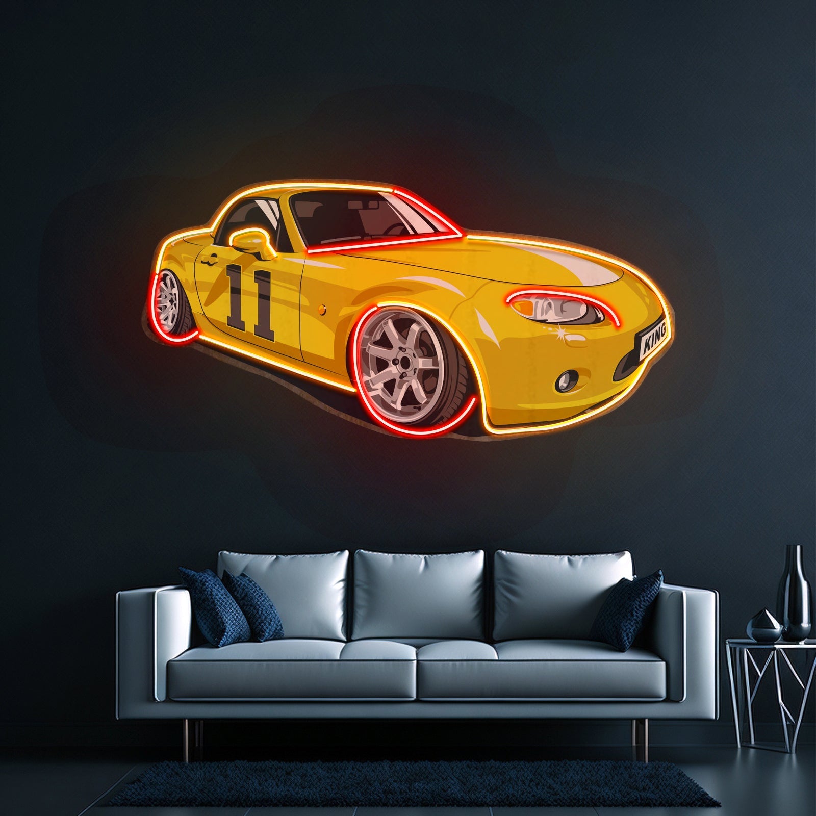 Japanese Old Drift Car Led Neon Sign Light Custom Led Signs - Shineneon