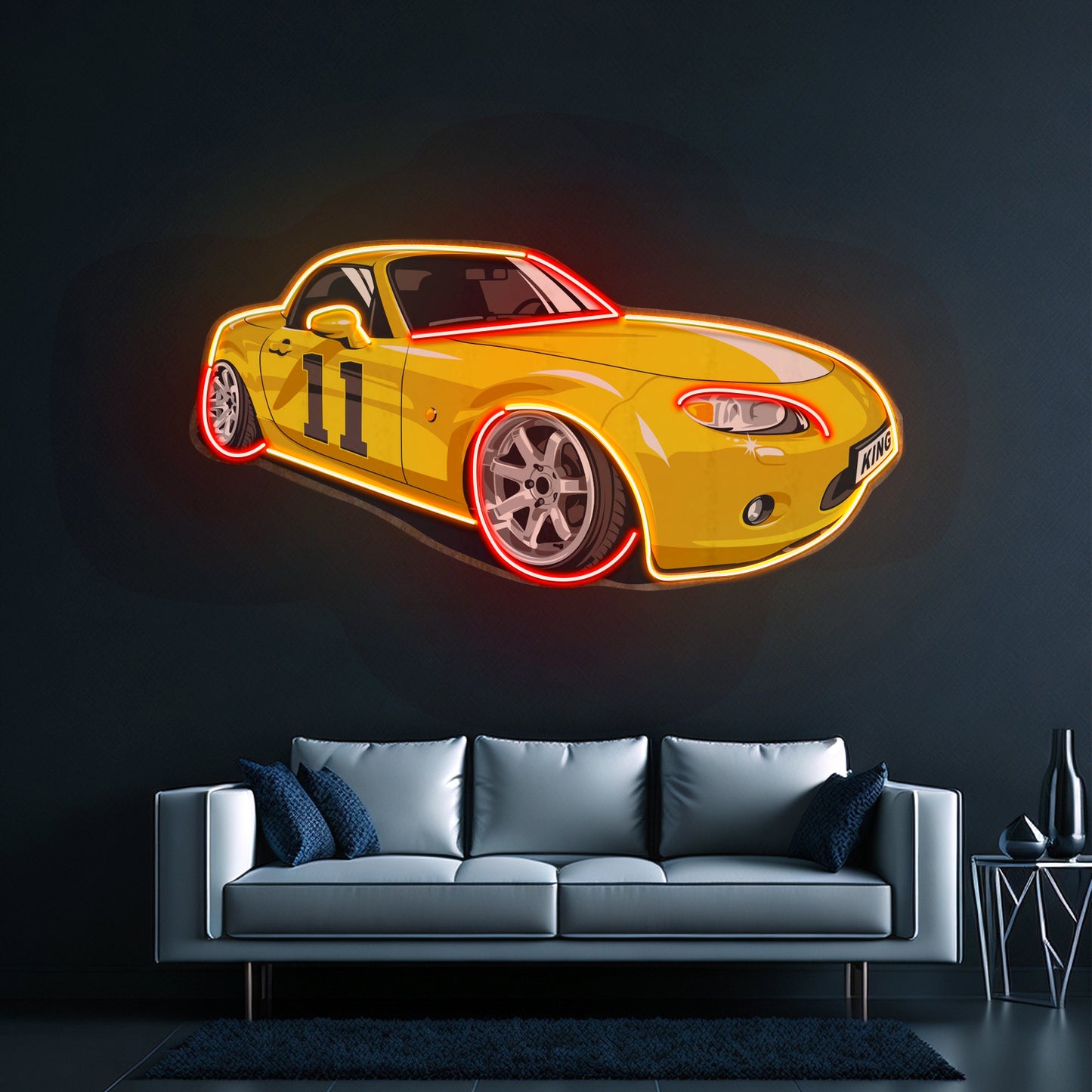 Japanese Old Drift Car Led Neon Sign Light Custom Led Signs