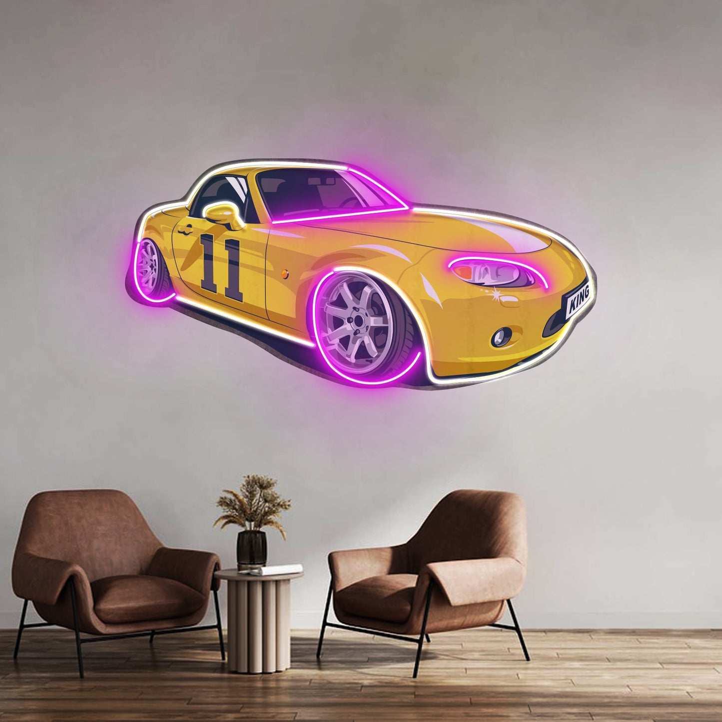 Japanese Old Drift Car Led Neon Sign Light Custom Led Signs