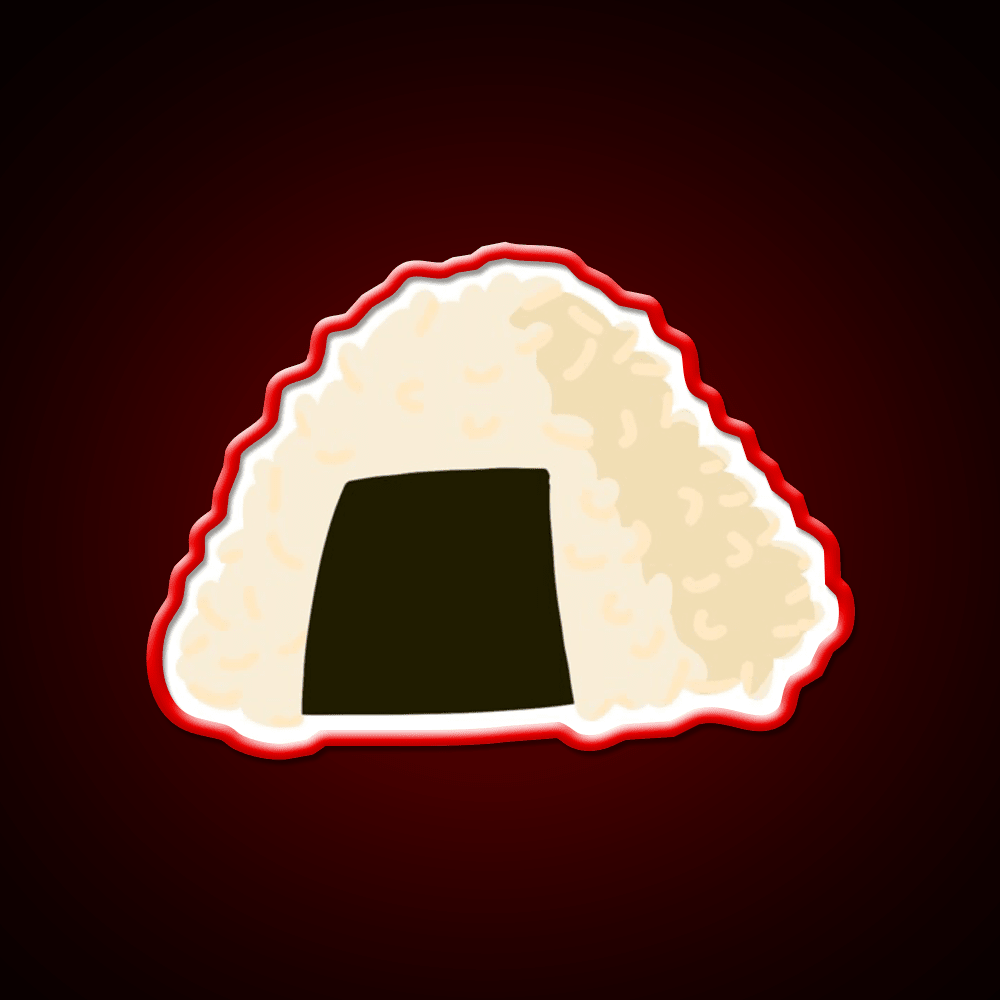 Japanese Onigiri Snack Food Led Neon Sign Rgb Color - Shineneon