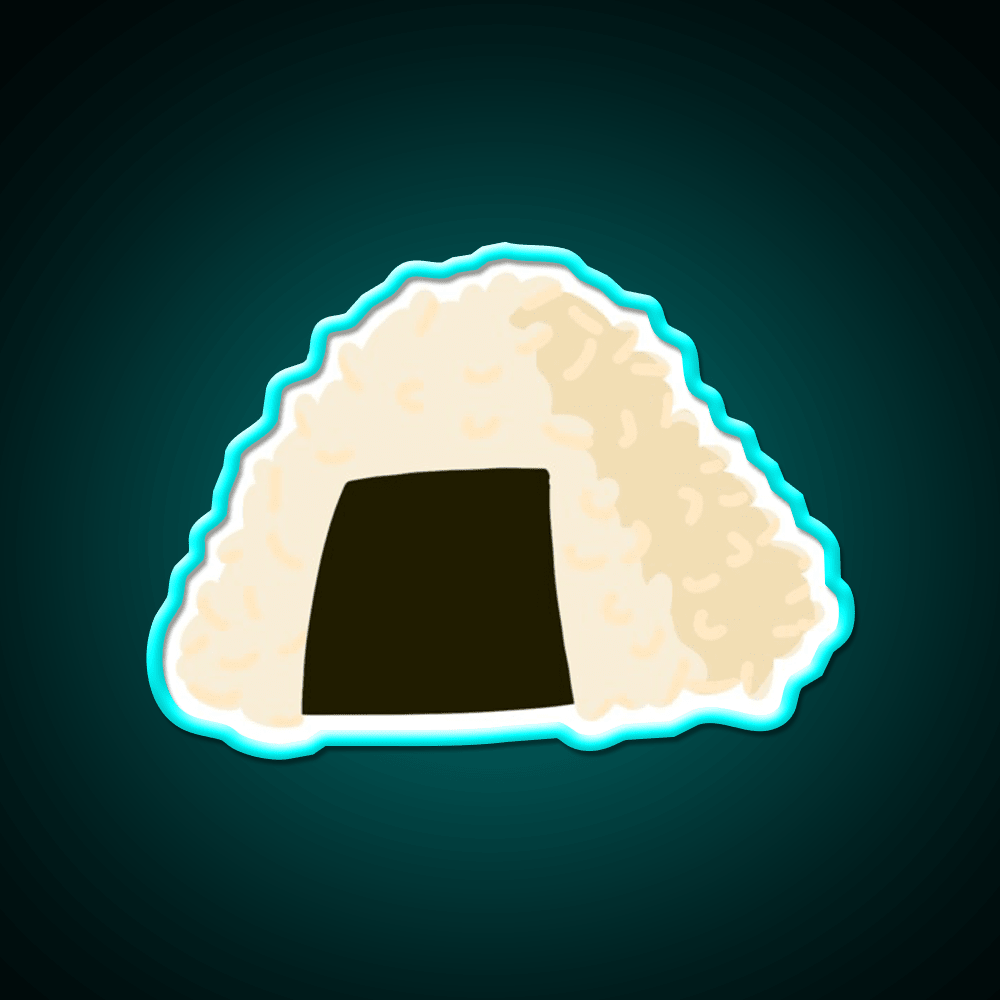 Japanese Onigiri Snack Food Led Neon Sign Rgb Color - Shineneon