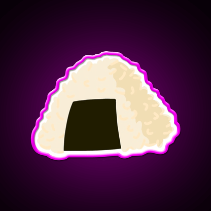 Japanese Onigiri Snack Food Led Neon Sign Rgb Color - Shineneon