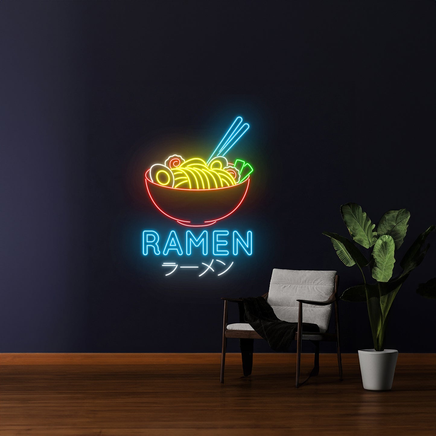 Japanese Ramen Noodles Led Sign Restaurant Neon Light