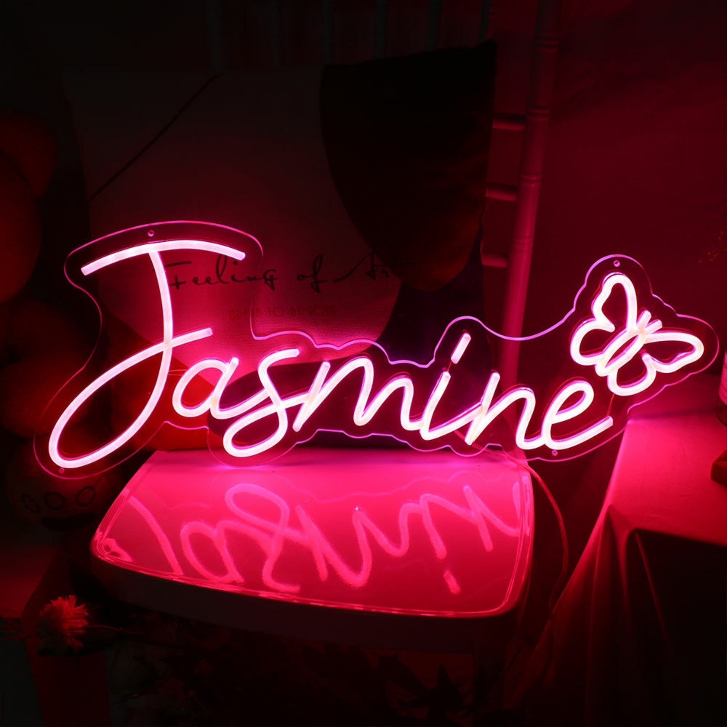 Jasmine Led Neon Sign For Personalized And Whimsical Decor | Shineneon