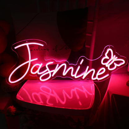 Jasmine Led Neon Sign For Personalized And Whimsical Decor | Shineneon