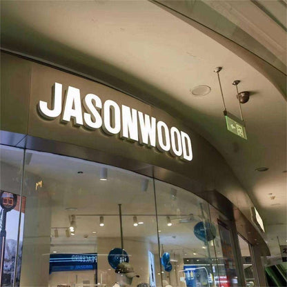 Jasonwood 3D Frontlit And Backlit Channel Letter Led Light Sign - Shineneon