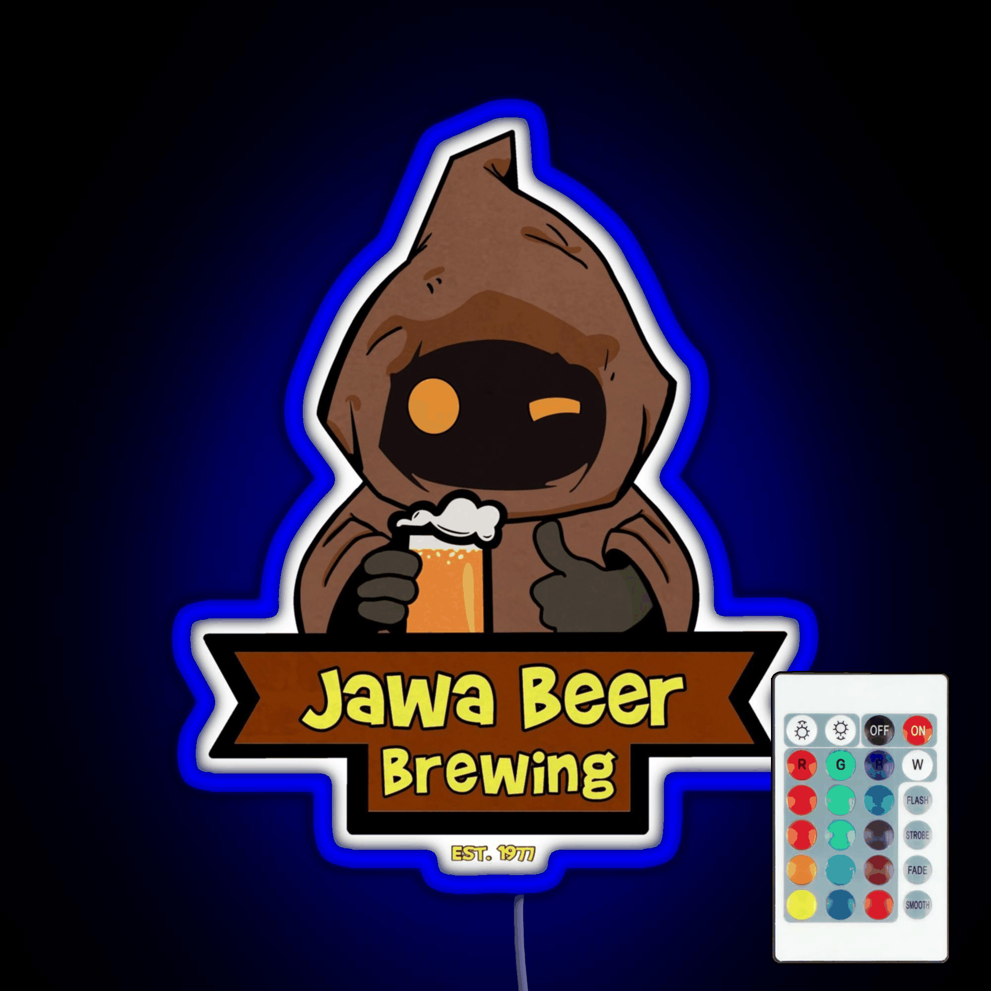 Jawa Beer Brewing Co Rgb Led Neon Sign Pop Wall Art