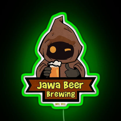 Jawa Beer Brewing Co Rgb Led Neon Sign Pop Wall Art - Shineneon