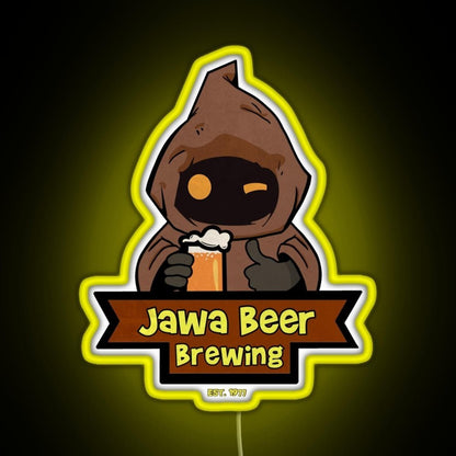 Jawa Beer Brewing Co Rgb Led Neon Sign Pop Wall Art - Shineneon