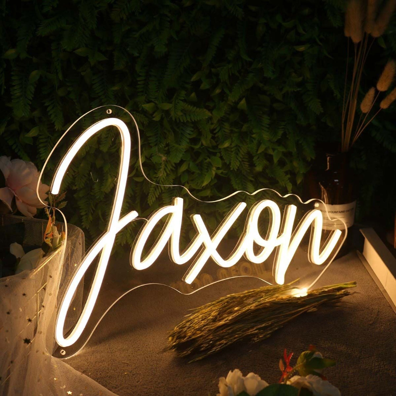 Jaxon Yellow Name Led Neon Sign - Shineneon