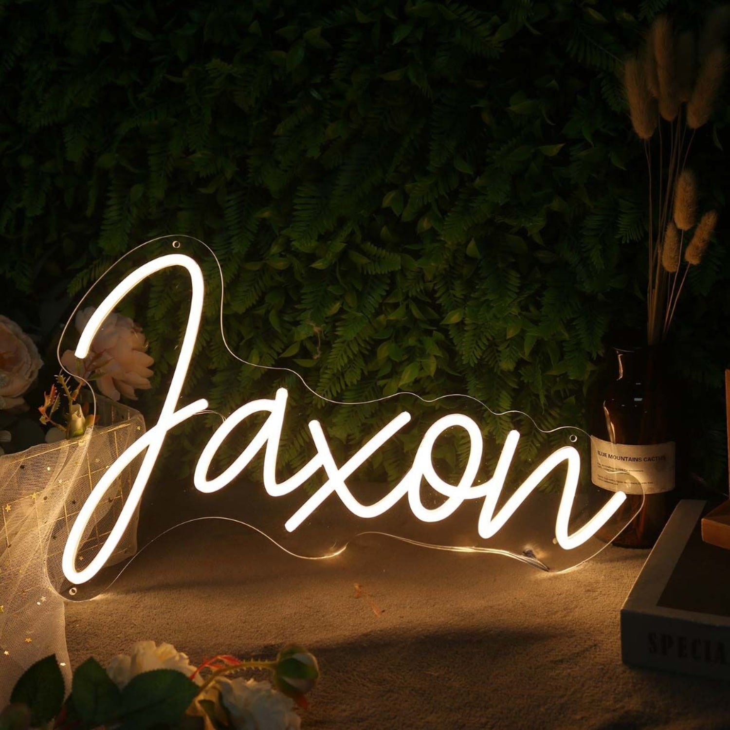Jaxon Yellow Name Led Neon Sign - Shineneon