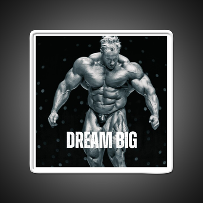 Jay Cutler Dream Big Gym Fitness Led Neon Sign Rgb Color