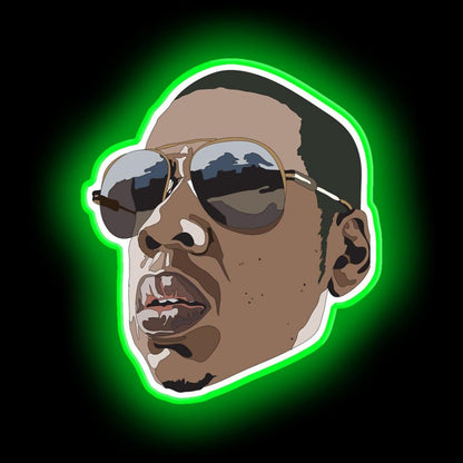 Jay Z Neon Sign - Size and dimension reference