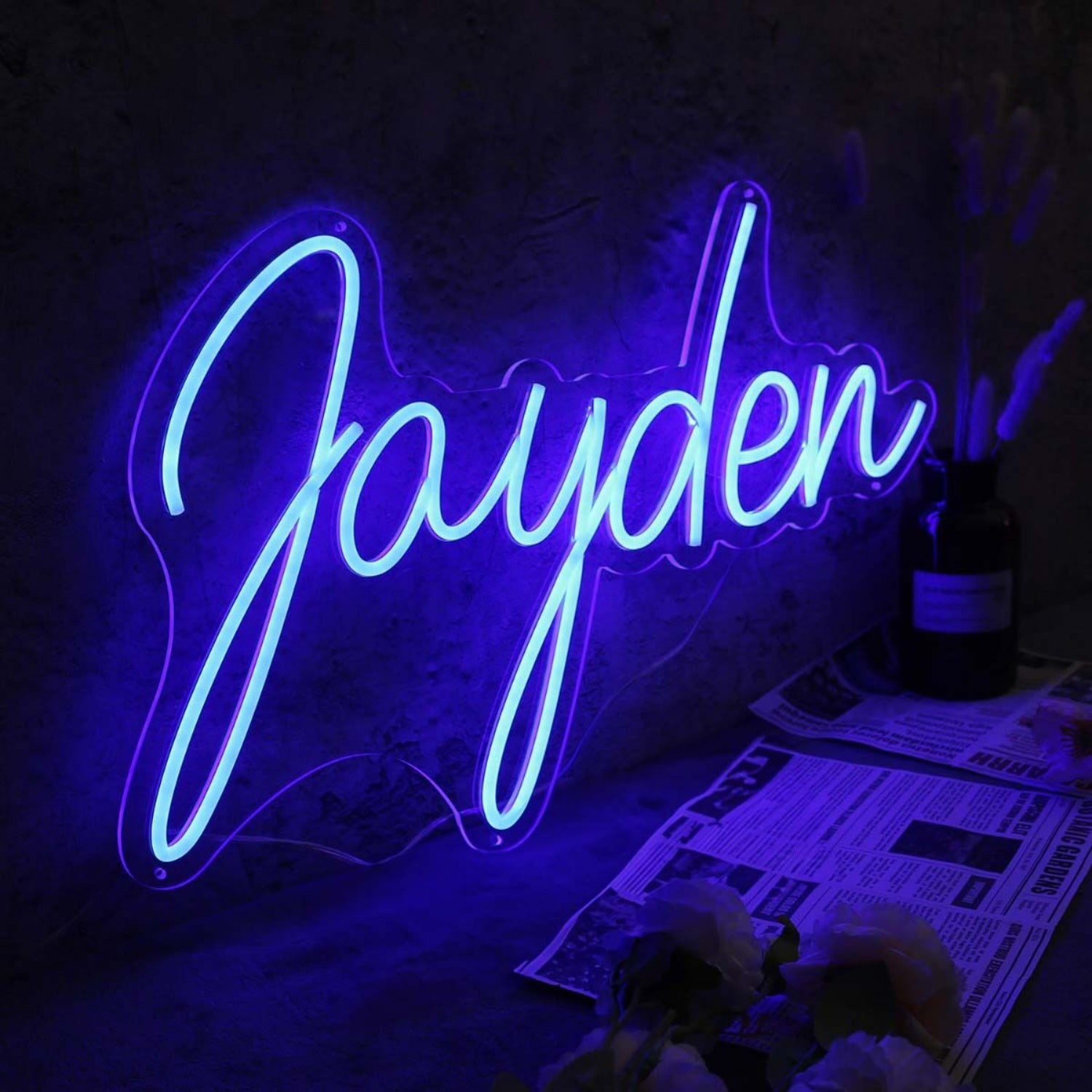 Jayden Blue Led Neon Sign | Shineneon
