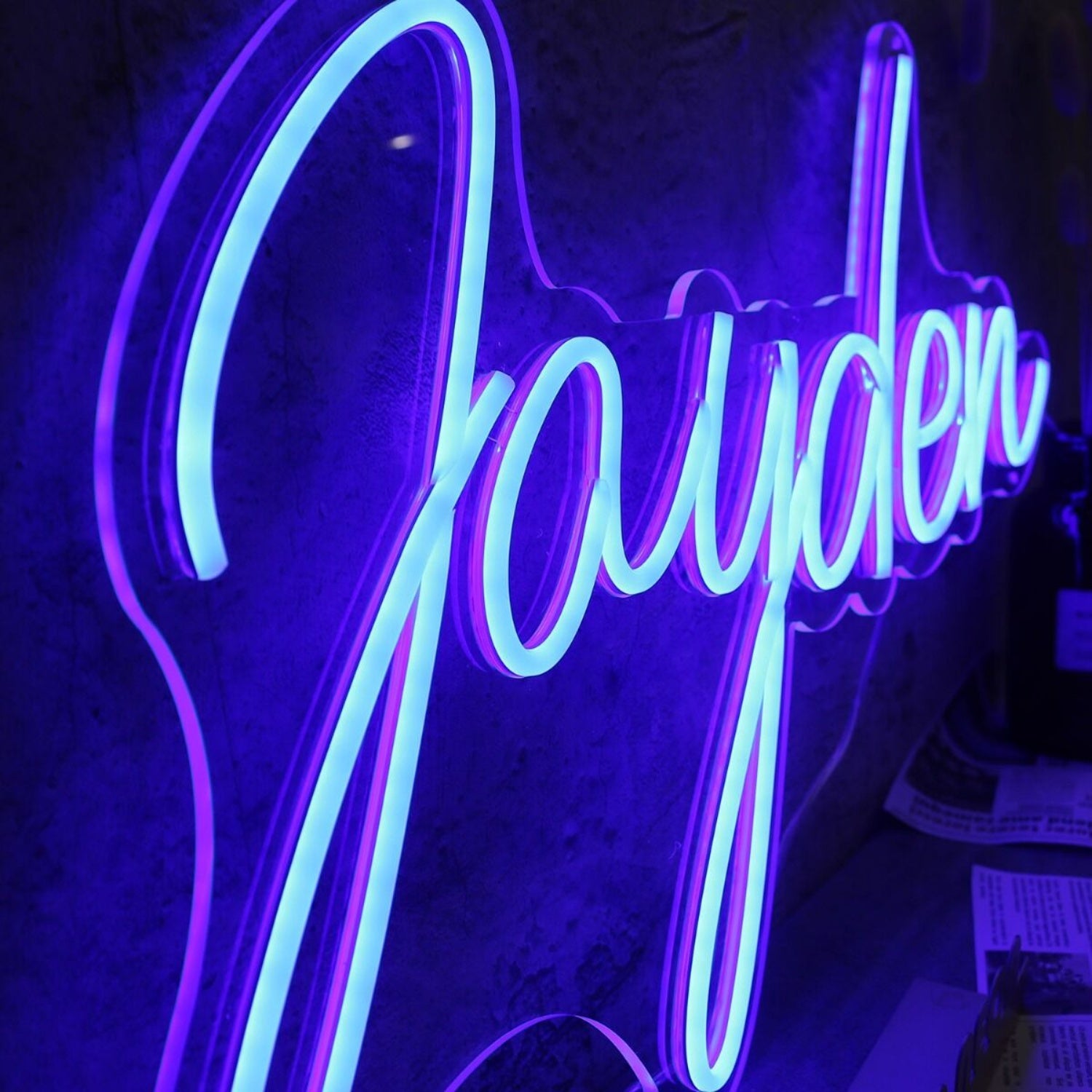 Jayden Blue Led Neon Sign | Shineneon