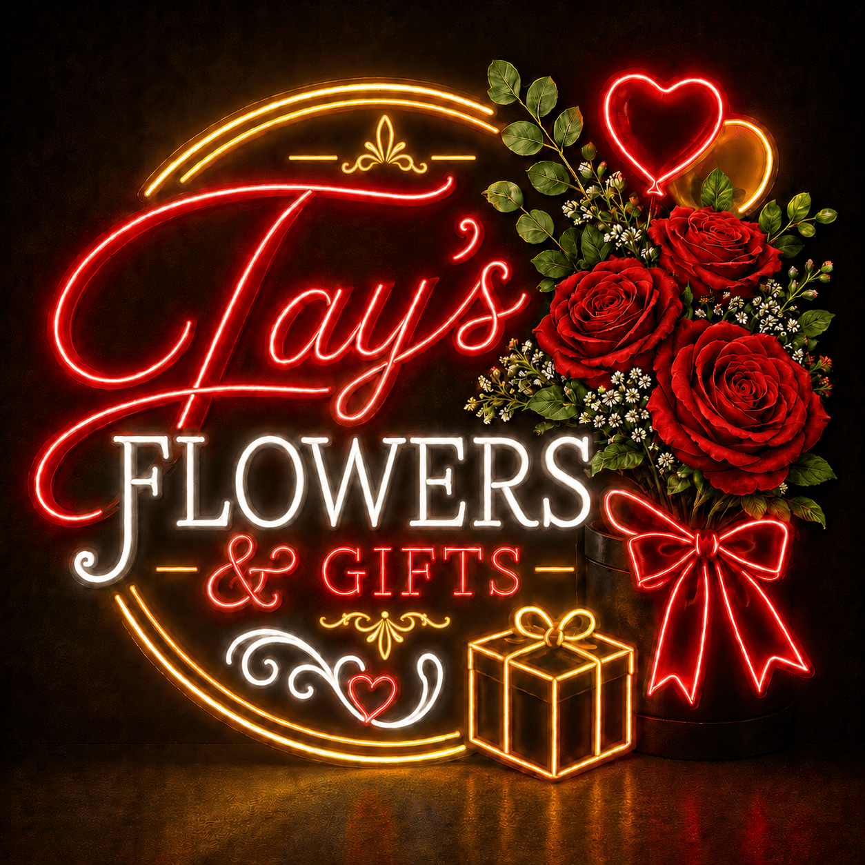 Jay's Flower's And Gift's Custom LED Neon Sign - Shineneon