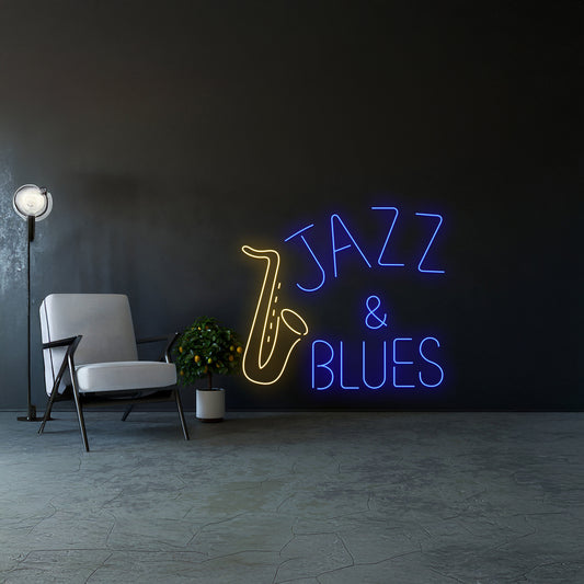 Jazz Blues Led Sign