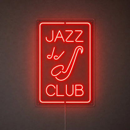 Jazz Club Saxophone LED Neon Sign main product image