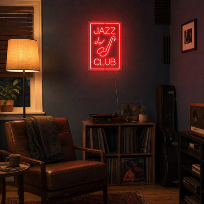 Jazz Club Saxophone LED Neon Sign - Shineneon