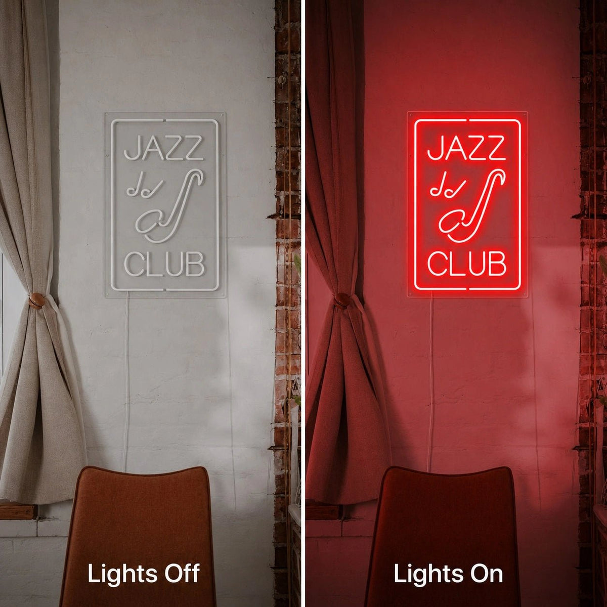 Jazz Club Saxophone LED Neon Sign - Shineneon