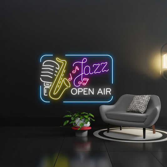 Jazz Music Led Sign