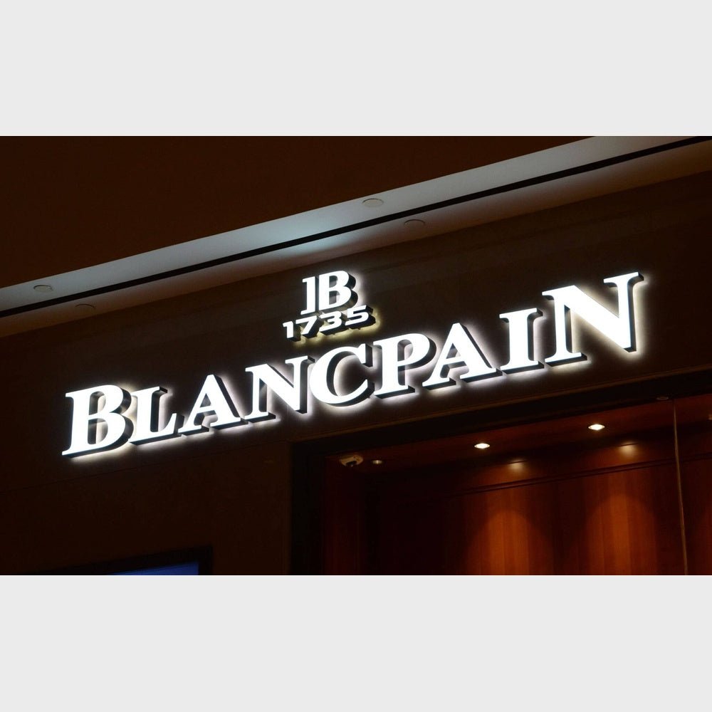 Jb Blancpain 3D Frontlit And Backlit Channel Letter Led Light Sign - Shineneon