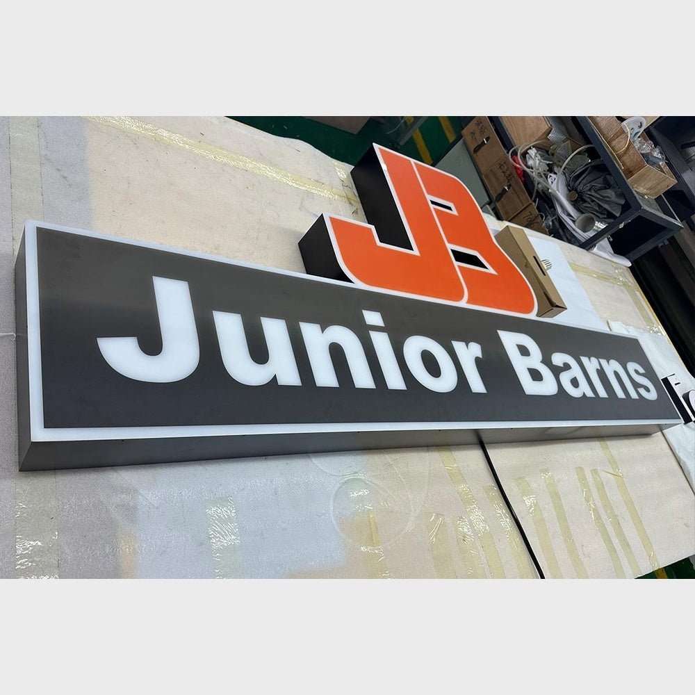 Jb Junior Barns 3D Backlit Channel Letters Led Light Sign - Shineneon