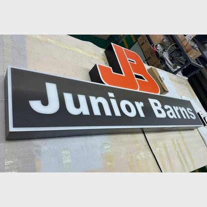 Jb Junior Barns 3D Backlit Channel Letters Led Light Sign - Shineneon