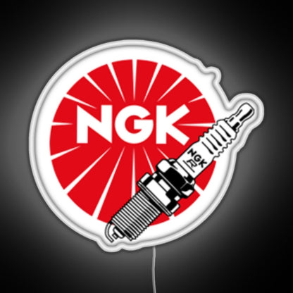 Jdm Spark Plugs Ngk Racing Rgb Neon Sign - Size and dimension reference