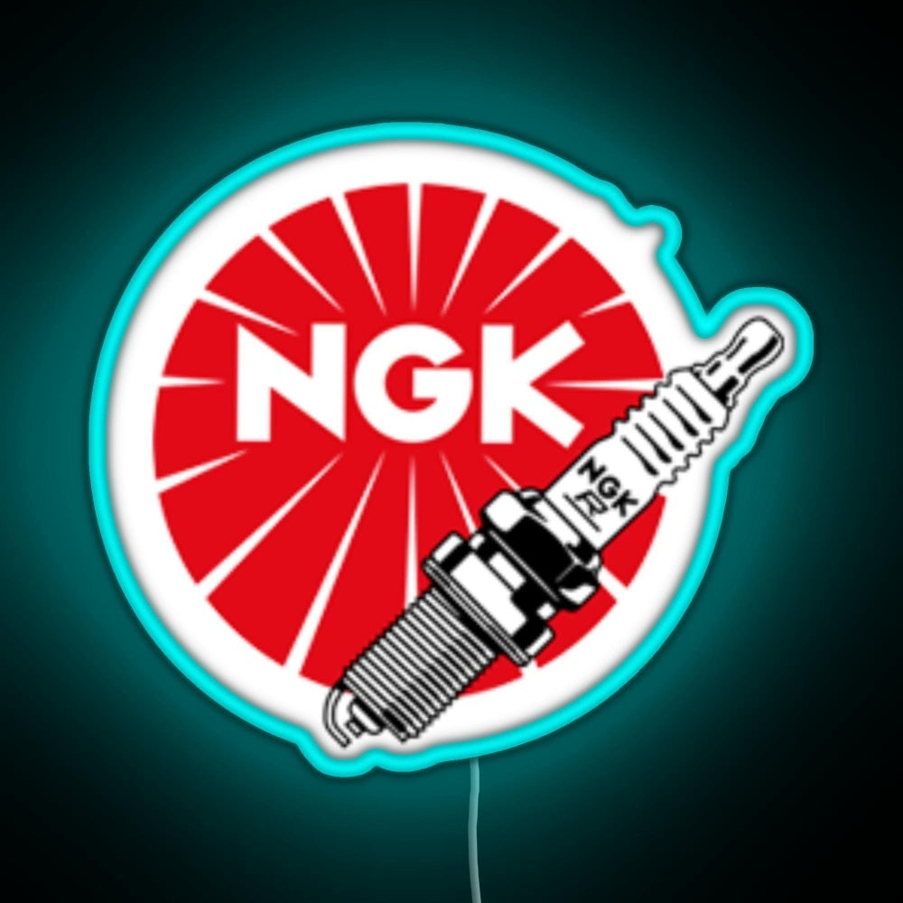 Jdm Spark Plugs Ngk Racing Rgb Neon Sign - LED neon sign view 5